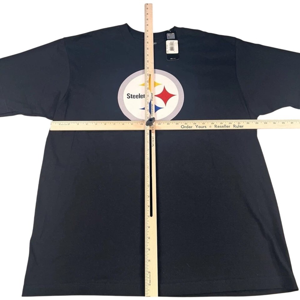 Reebok Pittsburgh Steelers NFL Graphic Tee Shirt Black Mens XL NWT R200A - Picture 3 of 9